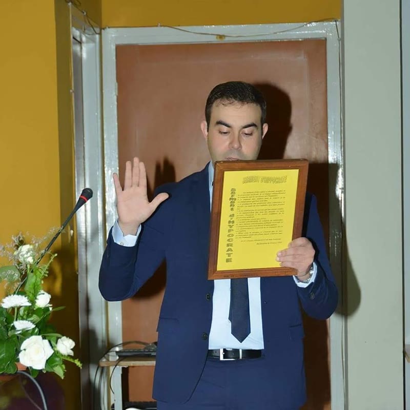 Dr. Imad Al Morabit, serment de médecin dentiste