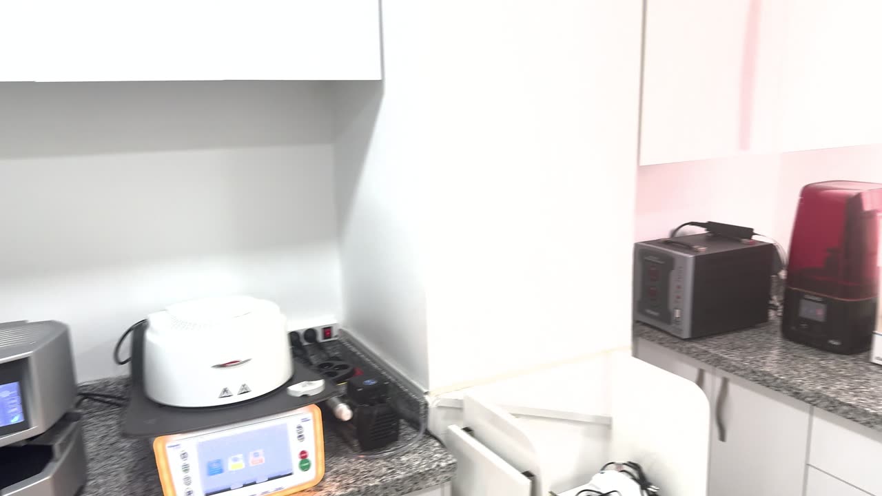Panoramique des machines du laboratoire